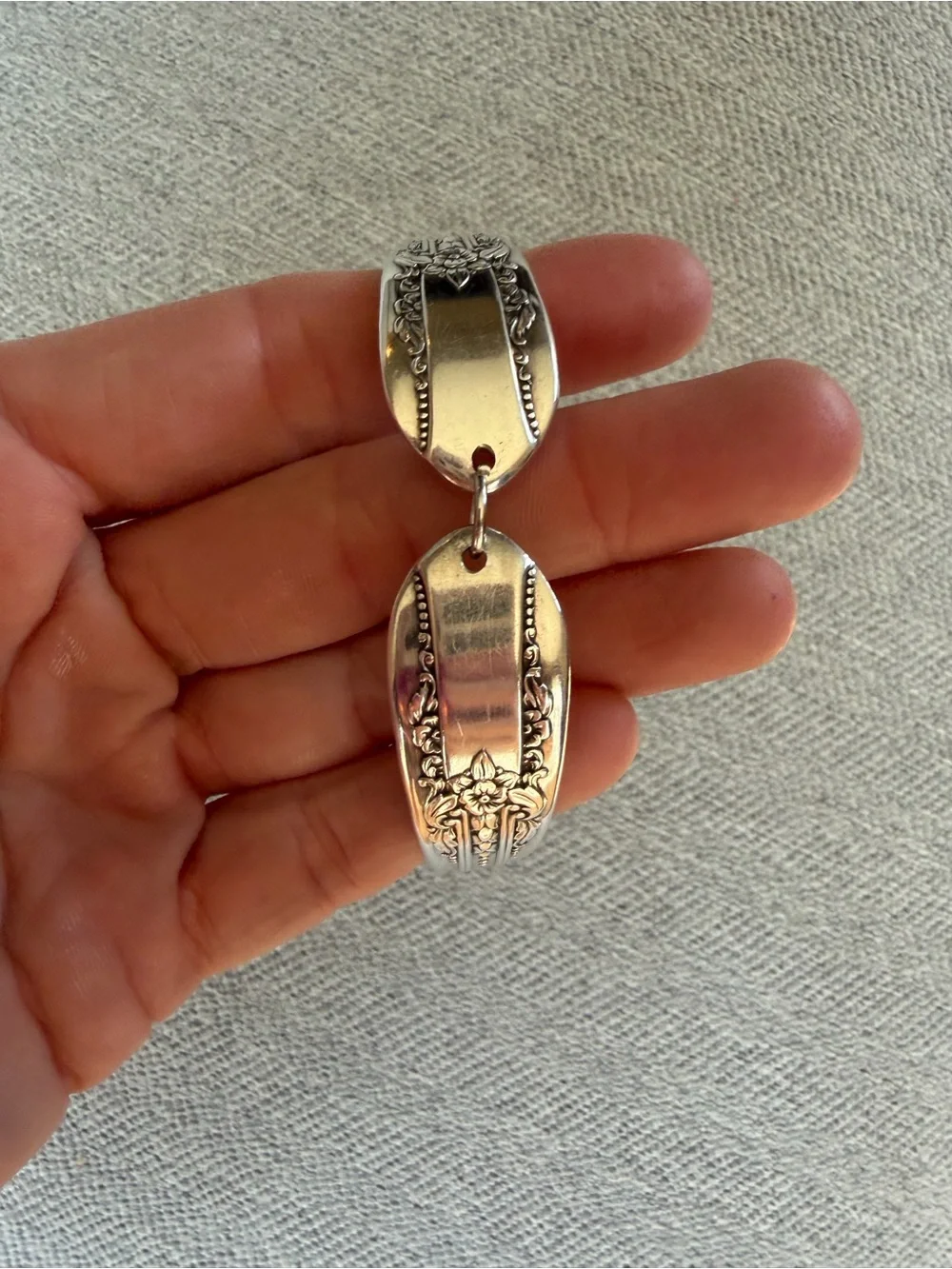Silverware Bracelet with Magnetic Clasp